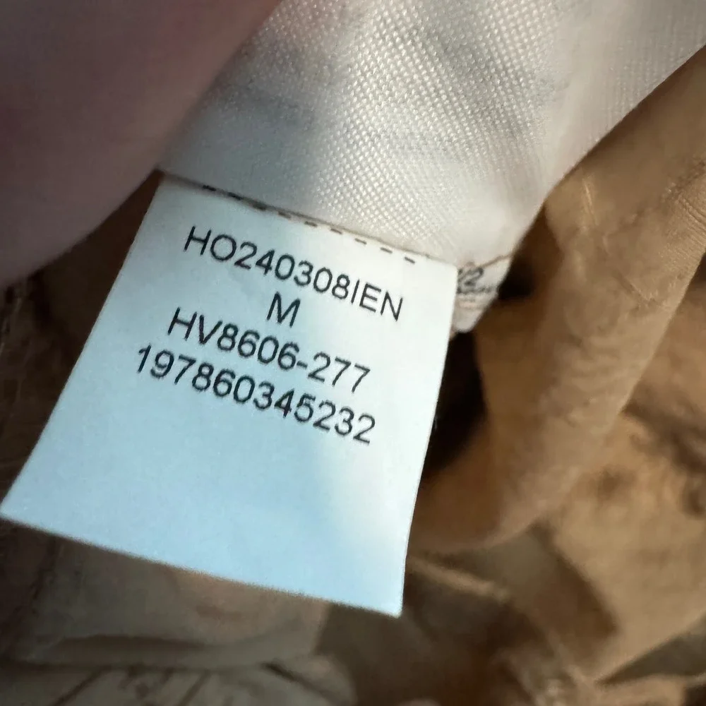 Jordan Flight Club Woven Track Cargo Jogger Pants Mens Medium Beige Tab HV8606